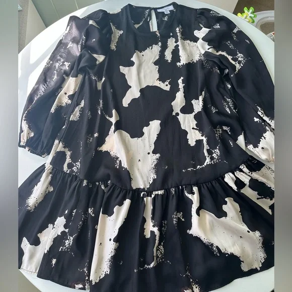 Alexis | Dresses | Long Sleeve Black And White Alexis Dress | Poshmark